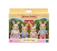 Poupée - SYLVANIAN FAMILIES - La famille Lapin Crème - Articulée et habillée avec soin blanc TU