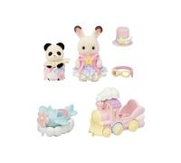 Mini-figurines - SYLVANIAN FAMILIES - Le petit train des nuages - Dès 3 ans