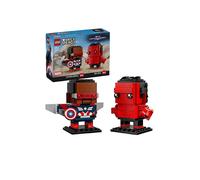 Figurines Lego Brickheadz 40668 ? Captain America Et Red Hulk ? Jeu De Construction ? 10 Ans Et Plus Multicolore TU