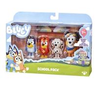 Figurines Les Copains d'école de Bluey - MOOSE TOYS - Set de 4 - Pour Enfant de 3 ans et plus
