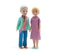 Figurines Les grands parents - DJECO - Enfant 4 ans - Fille - Lot grand mère et grand père