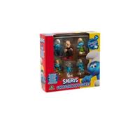 The Smurfs Les Schtroumpfs, Coffret 6 Figurines 5,5 cm, Dont 1 Figurine Exclusive Azraël, pour Les Enfants dès 3 Ans, PUF141
