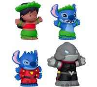 Figurines Lilo et Stitch, Little People, Coffret Disney 4 figurines, JFC77, Des 3 ans