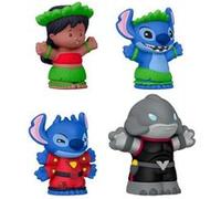 Little People Collector Coffret Disney Lilo & Stitch édition spéciale pour adultes et fans, 4 figurines dans un emballage à exposer, JFC77