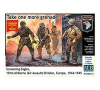 Figurines (maquette) - MASTER BOX - Screaming Eagles 101st Airborne 1944-45 - Échelle 1:35 - 4 fig. - Plastique