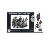 Figurines maquettes - MASTER BOX - 3507 - Equipage de char allemand 1943-45 - Échelle 1/35 - 4 figurines