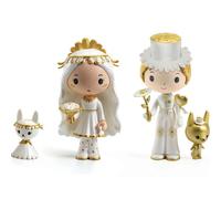 Djeco Figurine Tinyly Marguerite et Léopold - Poupées et accessoires - Multicolore