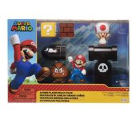 Figurines Mario - Coffret diorama classique - JAKKS PACIFIC - 5 personnages inclus - Garçon à partir de 3 ans