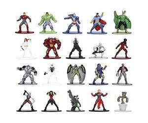 Figurines Marvel - Coffret de 20 - Métal - 4cm