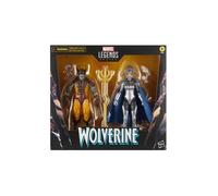 Figurines Marvel Legends Series Wolverine et Lilandra Neramani - MARVEL - Lot de 2