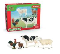 Figurines Mes Premiers Animaux de la Ferme, Coffret de 4 animaux, SCHLEICH 42729 Farm World, dès 5 ans