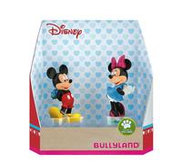 Bullyland Set de figurines 15077 Mickey & Minnie – Walt Disney, peintes à la main sans PVC