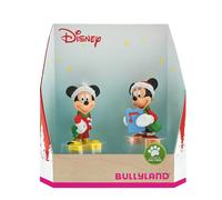 Figurines Mickey Mouse 7cm (Lot de 2) Noël