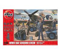 Figurines militaires - AIRFIX - Equipe au sol RAF WWII - 10 figurines - 108 pièces - A monter soi-même