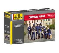 Heller Maquette figurines – Chasseurs alpins (81223) – 76 pièces – Échelle 1/35