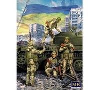 Figurines militaires : Soldats ukrainiens Défense de Kiev, Guerre russo-ukrainienne Master Box G