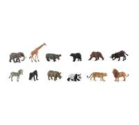 Figurines Mini - Animaux Sauvages : Set De 12 Animaux Sauvages