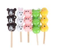 Figurines miniatures alimentaires exquis dessins de dessins confitts haws haws haws house décoration art petit cochon lapins porte des poulets grenouilles adaptés pendant 3 ans