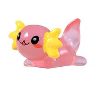 Figurines miniatures Axolotl - Résine - Minuscule jouet axolotl qui brillent dans les figurines sombres | Décorations d'aquarium lumineuses, petits personnages de collection, bureau à domicile
