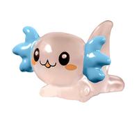 Figurines miniatures Axolotl - Résine - Minuscule jouet axolotl qui brillent dans les figurines sombres | Décorations d'aquarium lumineuses, petits personnages de collection, bureau à domicile