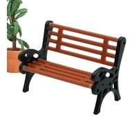 Figurines miniatures de banc de parc, banc de modélisme | 1:75 Siège Park Street, accessoires de scène, disposition de parc de rue, modèles architecturaux pour la scène ferroviaire, petite décoration