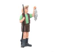 Figurines miniatures de fermier et de berger pour modélisme ferroviaire soutenant la construction à l'échelle HO N Z O (ZQ374)