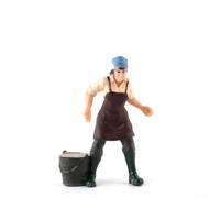 Figurines miniatures de fermier et de berger pour modélisme ferroviaire soutenant la construction à l'échelle HO N Z O (ZQ714)