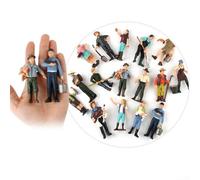 Figurines miniatures de fermiers et bergers pour maquettes de trains miniatures - Détails réalistes (ZQ379)