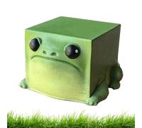 Figurines Miniatures De Grenouilles,Ornement De Bureau Mini Vert Mignon - Décoration De Grenouille pour L'Extérieur,pour Étagère, Extérieur, Jardin, Patio, Pelouse, Bureau, Bibliothèque,