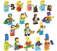 Figurines miniatures de la famille Simpson, collection de figurines d'action à assembler M1002