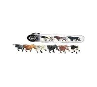 Figurines Miniatures - DQB DeQUBE - Toro Bravo - 6 Taureaux - Plastique - Noir