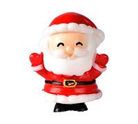 Figurines miniatures en résine sur le thème de Noël - Bonhomme de neige - Père Noël - Elk - Coffret cadeau - Figurines pour maison de poupée