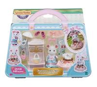 Figurines miniatures - SYLVANIAN FAMILIES - 5540 - La valisette de mode et grande sœur souris marshmallow