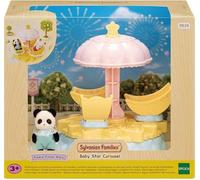 Figurines miniatures - SYLVANIAN FAMILIES - Le carrousel étoilé avec bébé panda