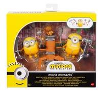 Figurines Minions Bob et Mannequin de Bois Multicolore G