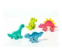 Molto Set Dinosaurs Wood Multicolore 3-6 Years
