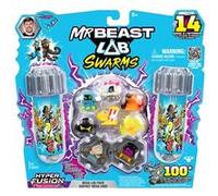 Figurines MrBeast Lab 14 Minis Swarms Fusion Multicolore
