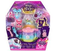Moose Toys - Pack Magic Mixies Mixlings, 5 Mixlings mystères + Chaudron arc-en-ciel