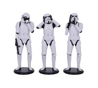 Figurines - NEMESIS_NOW - Les Trois Sages Stormtroopers - 14cm - Polyresin - Star Wars