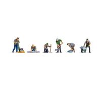 Figurines - NOCH - Travaux de route - Échelle 1:87 - 6 pièces - Multicolore