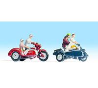 Figurines Noch Tt 45905 : Motocycliste Avec Side-Car