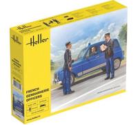 Heller – Maquette figurine – Officiers de la gendarmerie française – 1:24 – Non peint – Réf. 82751