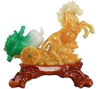 Figurines Ornements Chinois Statue de Richesse Prosperité Horse/Cabbage Sculpture Faire Une Fortune Decorat à collectionne
