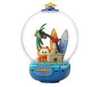 Set à Construire Garfield - Garfield Crystal Ball Series Pantasy Garfield Chill Island 13cm (Pantasy)