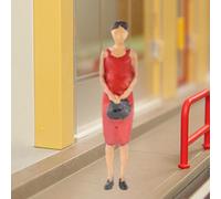 Figurines Peintes En Résine 1/64, Modèle Architecture De Paysage, Décoration De Maison, Modèle De Scénario Pour Chemin De Fer, Rue, Jouet Pour Enfants