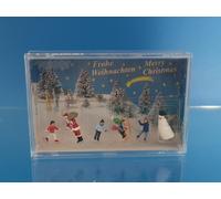 Preiser 1/87 Ème - PR10626 - Modélisme Ferroviaire - Père Noël - Bonhomme de Neige et Enfants