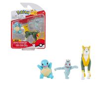 Figurines Pokémon Squirtle Boltund et Machop