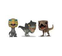 Figurines Pop! - Jurassic World - Dominion - 3-Pack Exclusif US - Therizinosaurus, Giganotosaurus, T. Rex