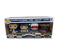 Figurines Pop - Stranger Things - 8 Bit 4 Pack - Eleven Mike Dustin Lucas