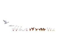 NOCH Chicken and Geese pièce pour modèle à l'échelle et accessoires Figurines